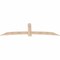 Ekena Millwork Bellingham Smooth Timber Gable Bracket, Douglas Fir, 96"W x 28"H x 1 1/2"D x 5 1/2"F, 7/12 Pitch GBW096X28X0206BEL00SDF - alternate 3